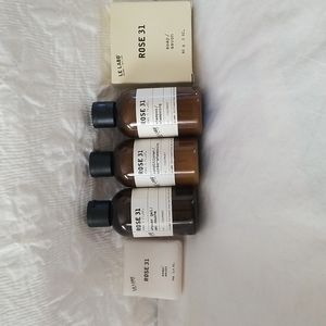 Le Labo Rose 31 travel toiletries